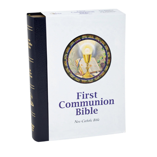 First Communion New Catholic Bible (Blue)