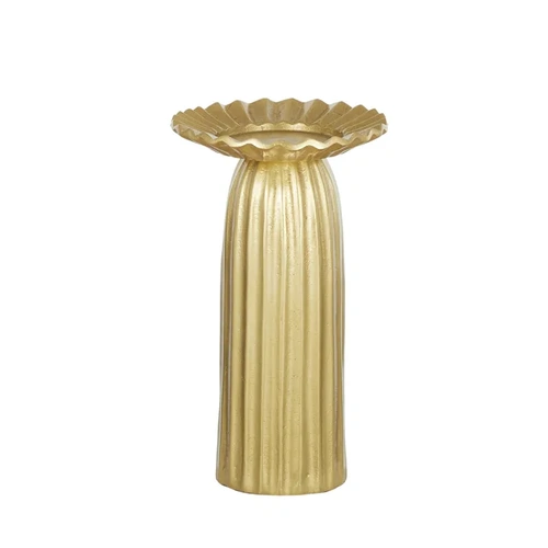 Iona Gold Metal Candleholder