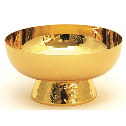 Paten/Ciborium Gold Hammered Design 14CM