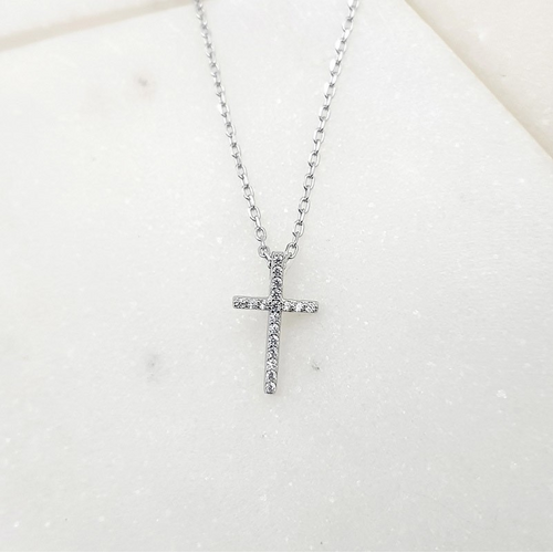 Sterling Silver Cross Necklace