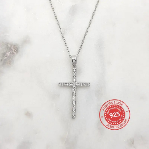 Sterling Silver Cross Necklace