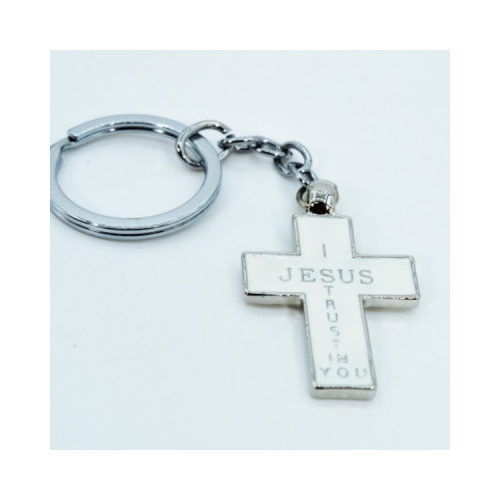 Keyring Metal - Jesus I Trust in You