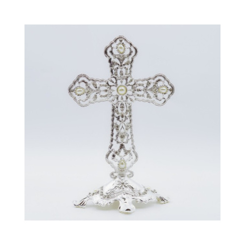 Silver Standing Cross - 170mm