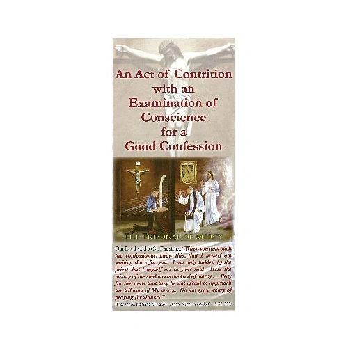 Leaflet: An Act of Contrition with an Examination of Conscience for a Good Confession