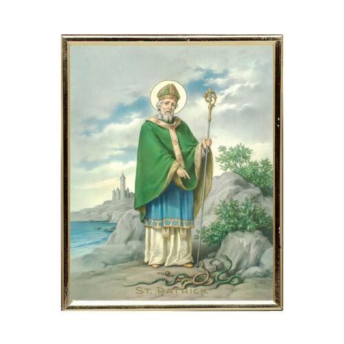 Gold Frame St Patrick